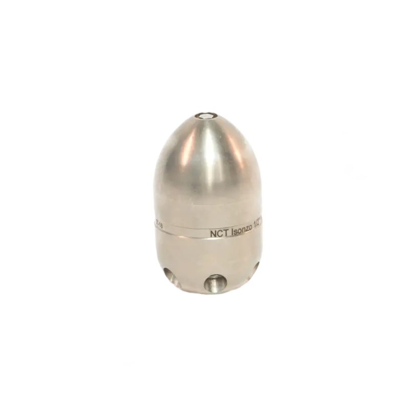 1/4" Isonzo Grenade Pipe Cleaning Nozzle 1