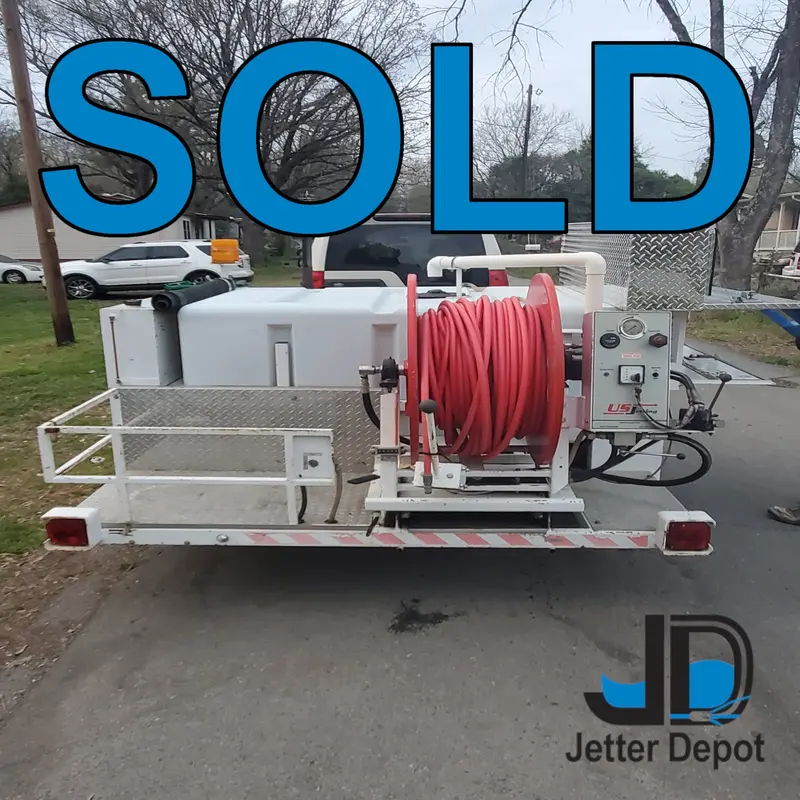 1997 U.S. Jetting 4014-300 High-Pressure Trailer Unit 1
