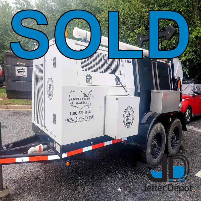 2011 Sewer Equipment Co. Of America 747-Fr Trailer-Mounted Jetter 1