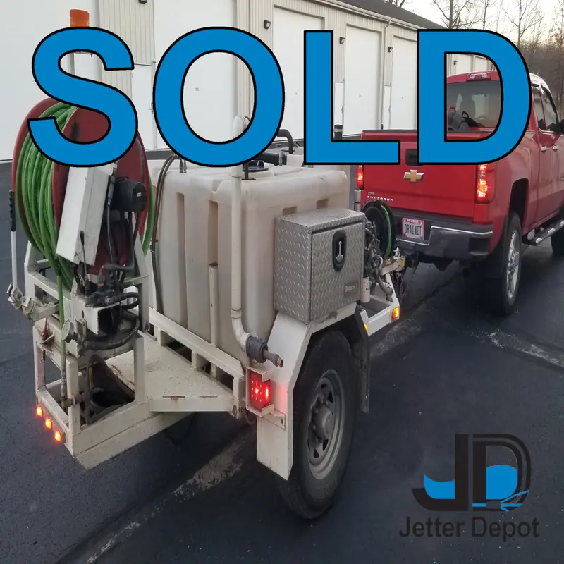 2013 Harben Dtw 4018-300 Trailer-Mounted Jetter With Warthog Nozzle And Wireless Remote 1