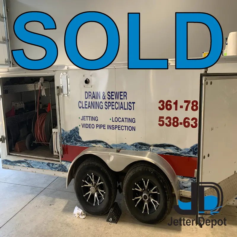 2014 U.S. Jetting 4018-300 Enclosed Trailer Jetter W/ Wireless Remote Control 1