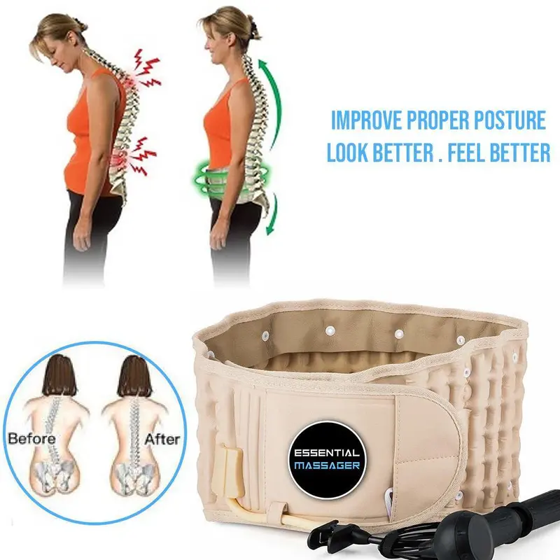 Adjustable Lumbar Decompression Belt For Back Pain Relief 1