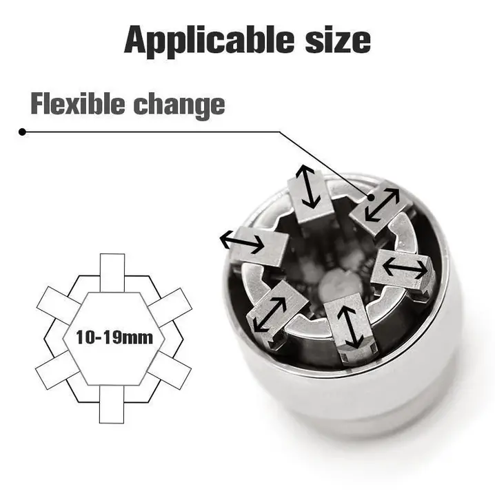 Adjustable Movable Wrench – Precision Ratcheting Opening Tool 1