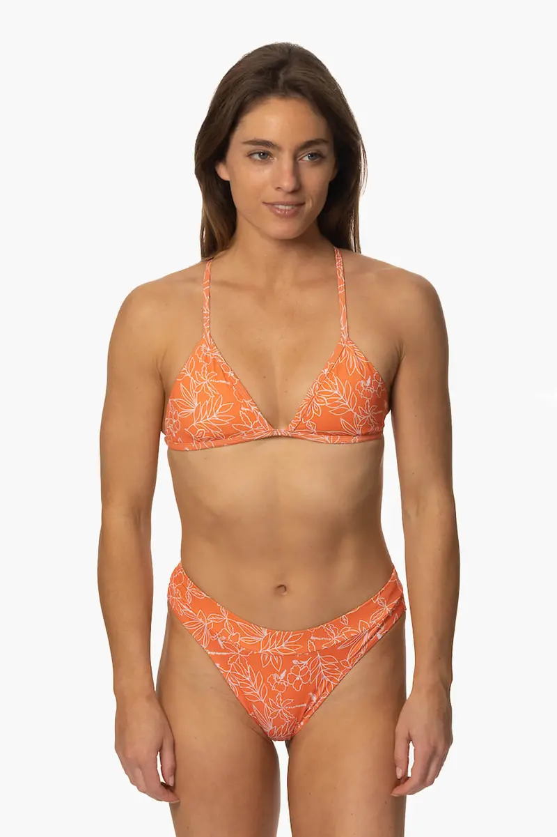Alanna Retro Bikini Bottom In Crystal Cove Print 1