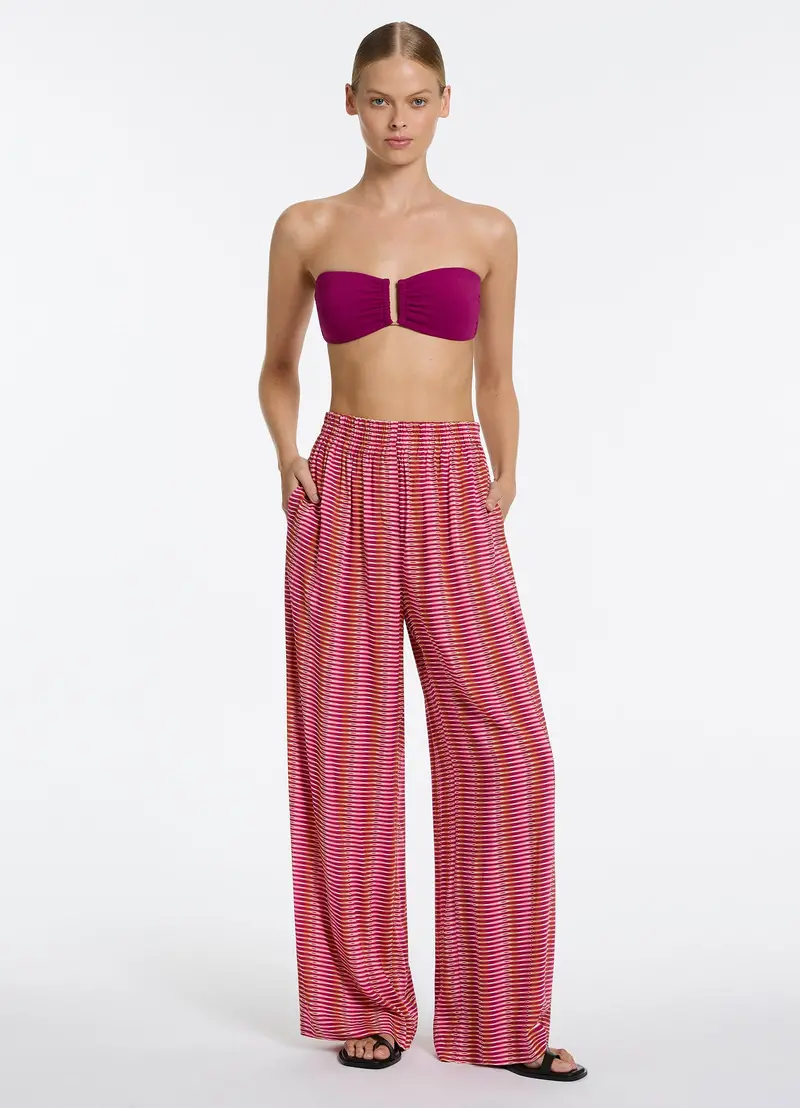 Alessia Geo Peony Wide-Leg Lounge Pant 1
