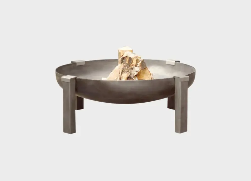 Alfred Riess Gunnuhver Large Steel Fire Pit 1