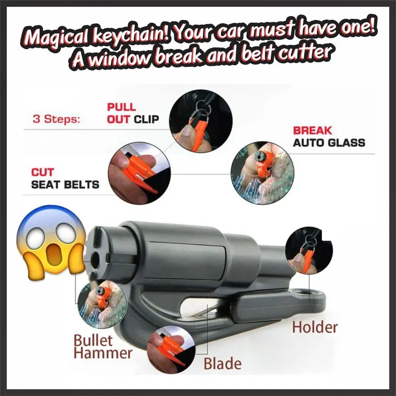 All-In-One Compact Car Emergency Tool – Mini Multi-Function Rescue Kit 1