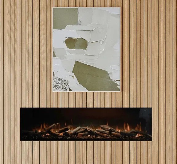 Ambe Multi 65-Inch Freestanding Electric Fireplace 1