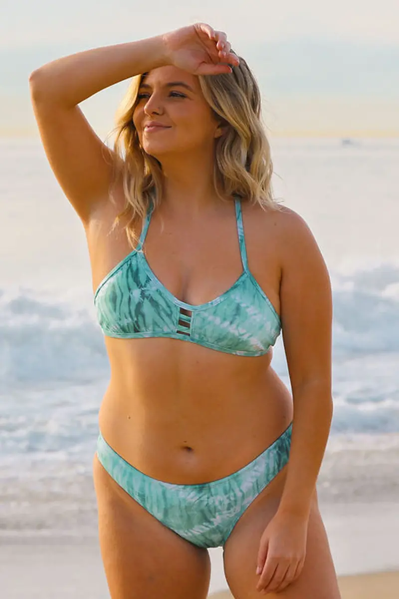 Andy Minimalist Bikini Bottom In Surge Colorway 1