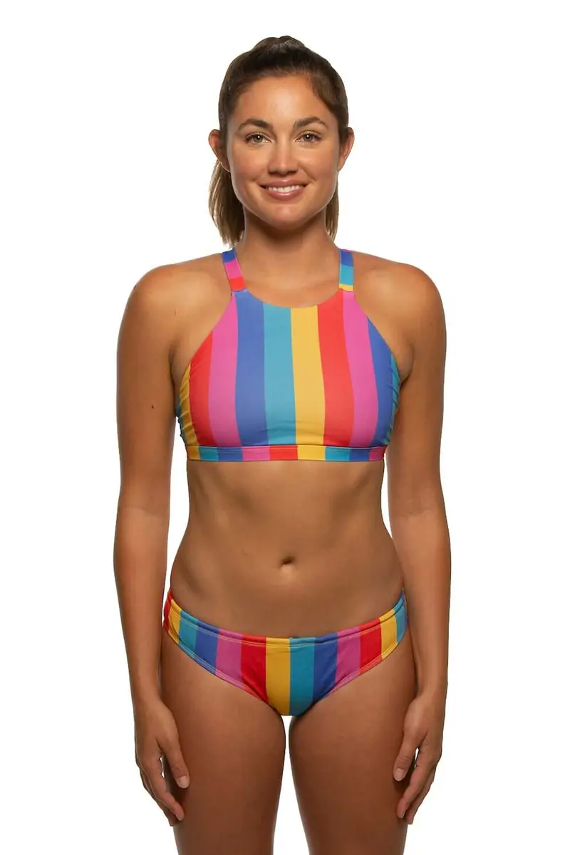 Andy Patterned Bikini Bottom For Women 2