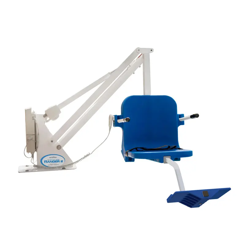 Aqua Creek Ranger 2 Ada-Compliant Flat-Pack Pool Lift – 350 Lb Capacity, Non-Rotating Design, No Anchor Required 1