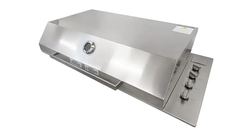 Artusi 316 Stainless Steel Marine-Grade Built-In Bbq With Hood 1