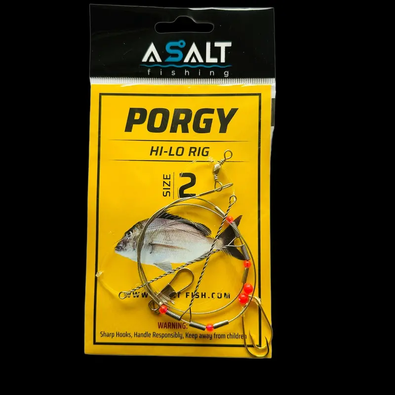 Asalt Porgy Hi-Lo Wire Rig – Heavy-Duty Saltwater Fishing Rig 2