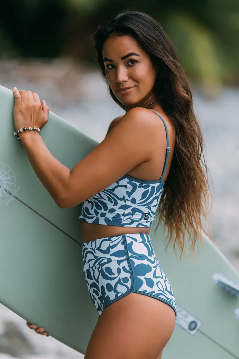 Aveline Contrast Bikini Bottom – Pua And Horizon Mix 1