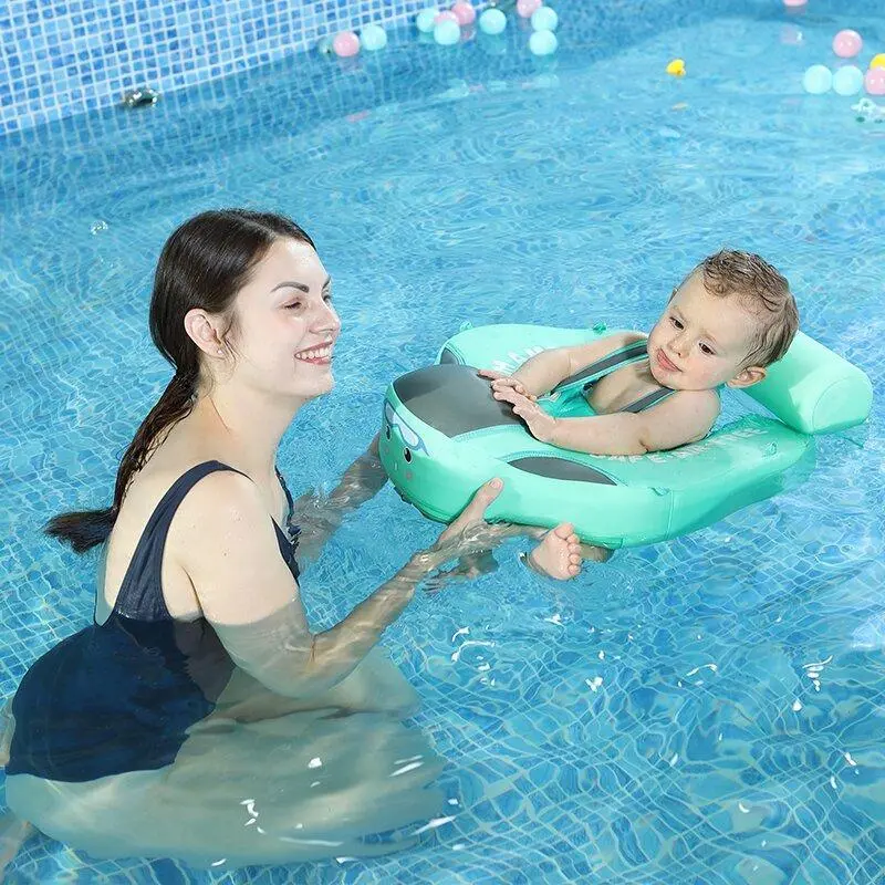 Baby Floating Swim Ring – Non-Inflatable Infant Lying Pool Float 1