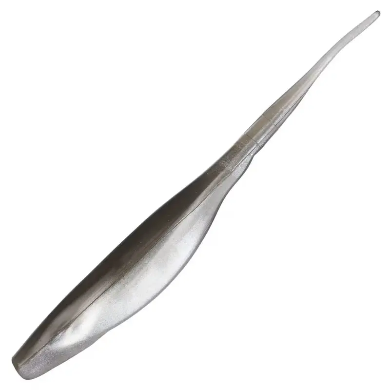 Bass Assassin 5-Inch Black Shad Soft Plastic Swim Bait 1