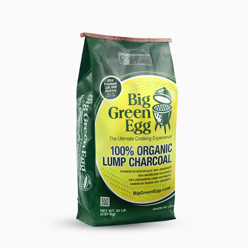 Big Green Egg 100% Natural Oak & Hickory Lump Charcoal – 8Kg Bag 1