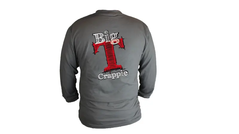 Big T Charcoal Gray Long-Sleeve 50/50 Blend T-Shirt 1