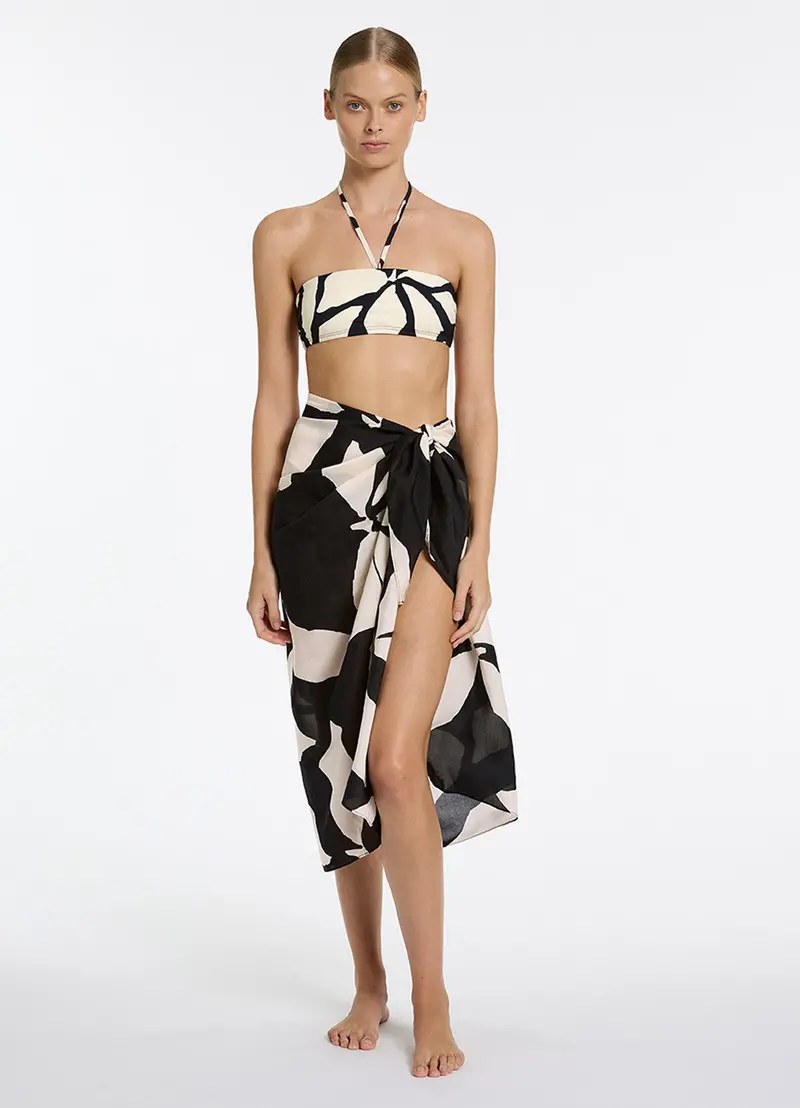 Black Fiore Sarong 1