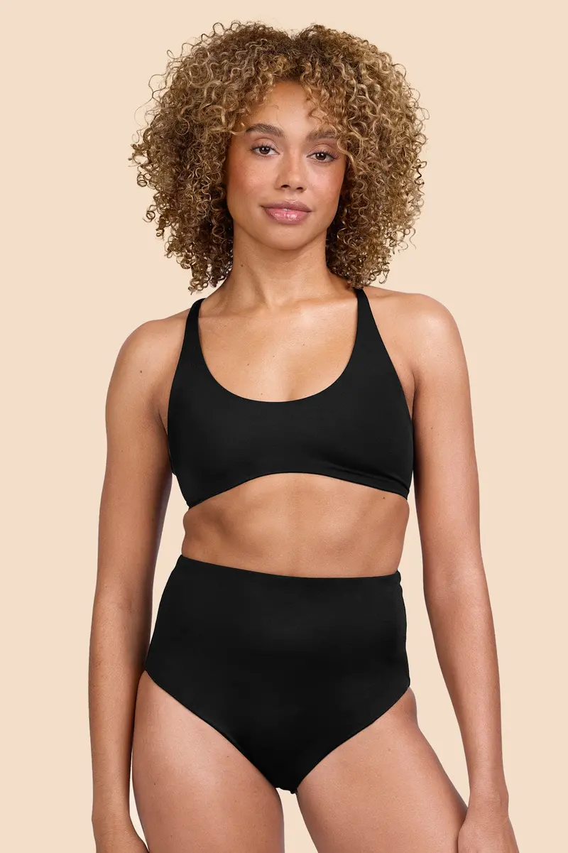 Black Janna Bikini Bottom 1