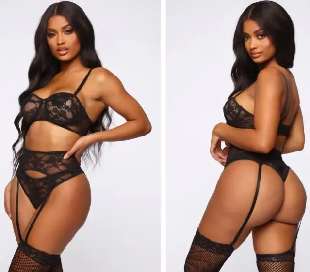 Black Lace Hotel Lobby 3-Piece Set – Random Style, Buy 1 Get 2 Free 1