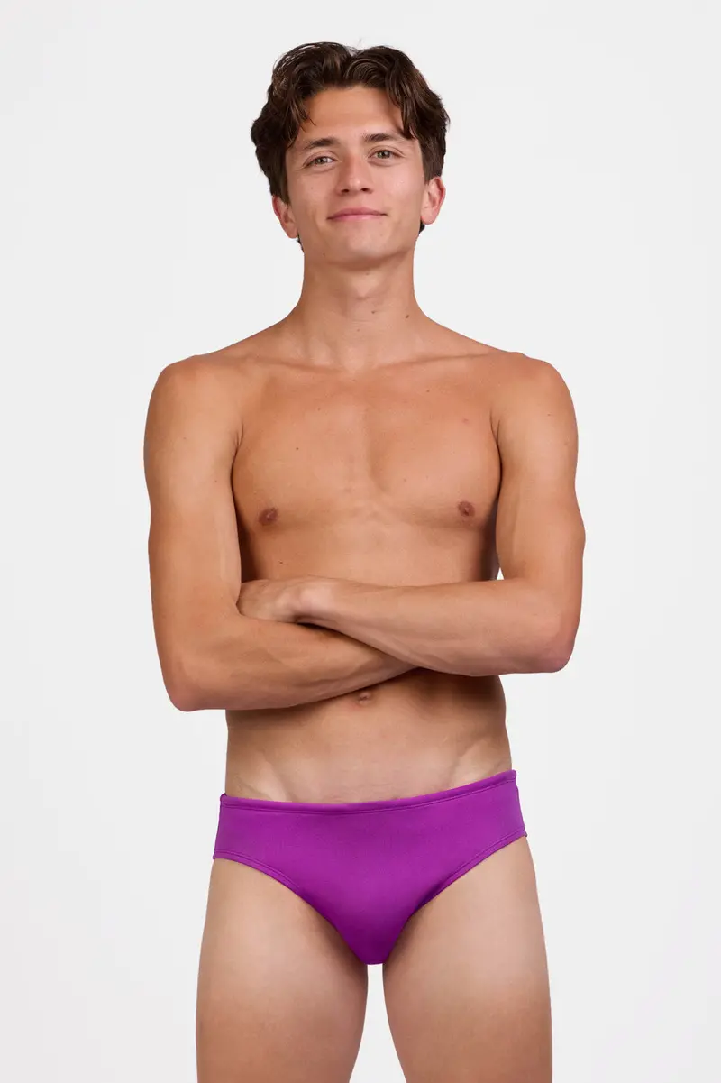 Brolyn Men'S Solar Plum Swim Briefs 1