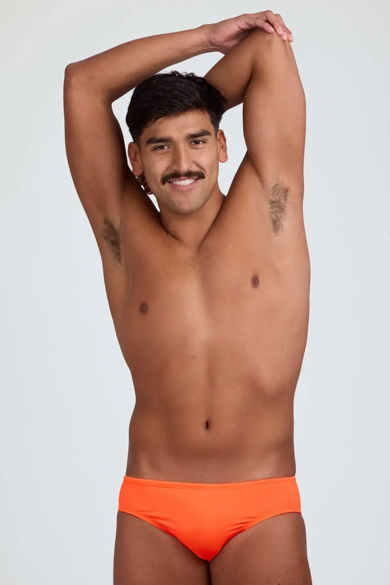 Brolyn Men'S Swim Brief In Sunkist Colorway 1