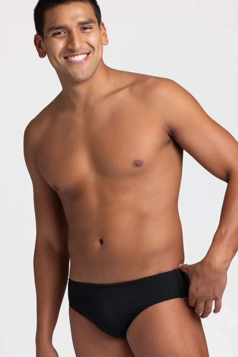 Brolyn Swim Brief In Matte Black 1