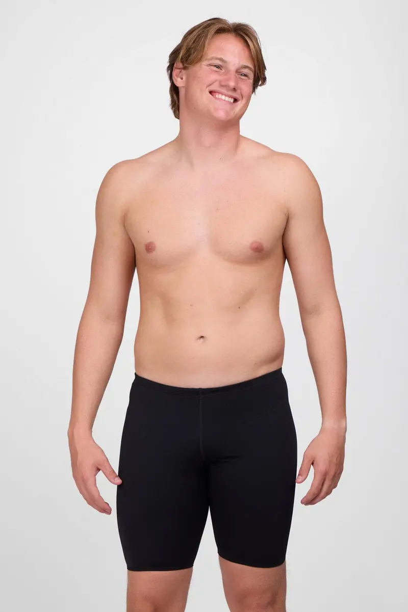 Brolyn Swim Jammer In Sleek Black 1