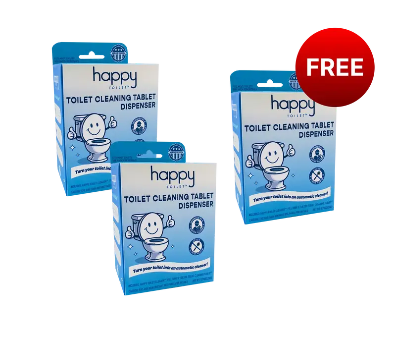 Buy Two Happy Toilet Cleaners, Receive One Free 1