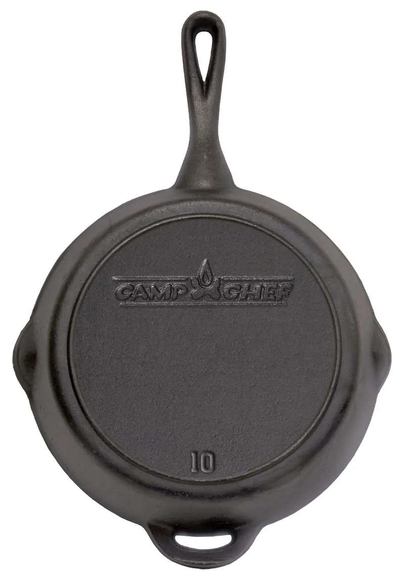 Camp Chef 10-Inch Pre-Seasoned Cast Iron Skillet 1