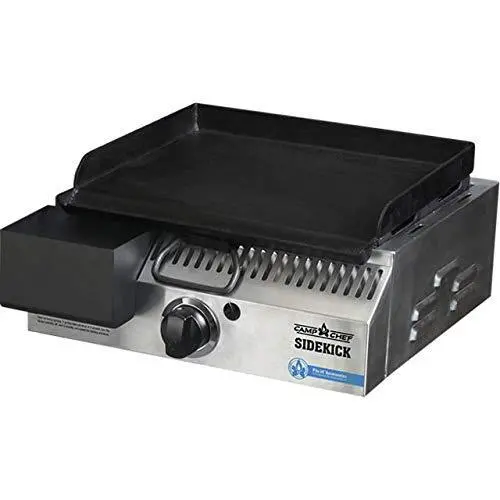 Camp Chef 14" Sidekick Side Burner With Sg30 Griddle Plate 1