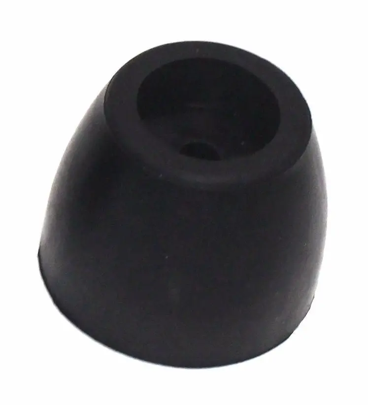 Cargo Trailer Ramp Door Rubber Bumper Stop – 2-Inch Tall Cone-Shaped Replacement 1