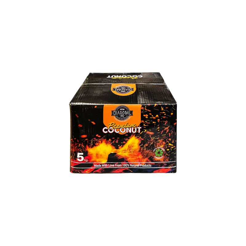 Charcoal Hq Coconut Shell Charcoal – 5Kg Premium Box 1