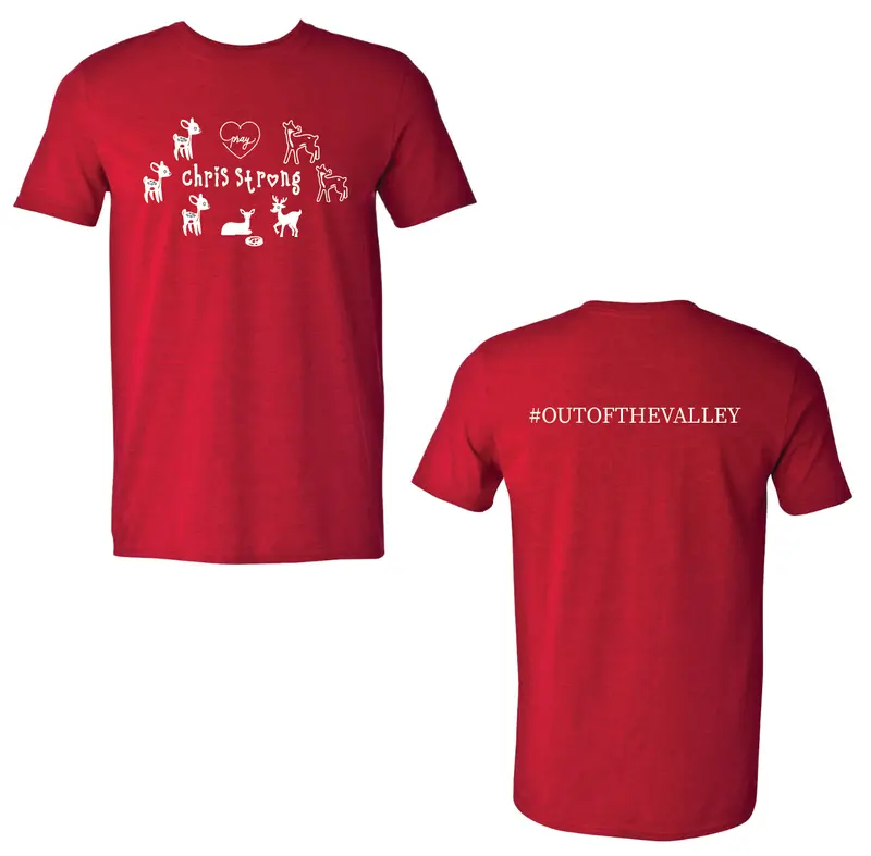 Chris Strong #Outofthevalley Unisex T-Shirt – Softstyle Fit 1