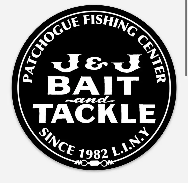 Circular Patchogue Fishing Center Decal – J&J Sports Vinyl Sticker 1
