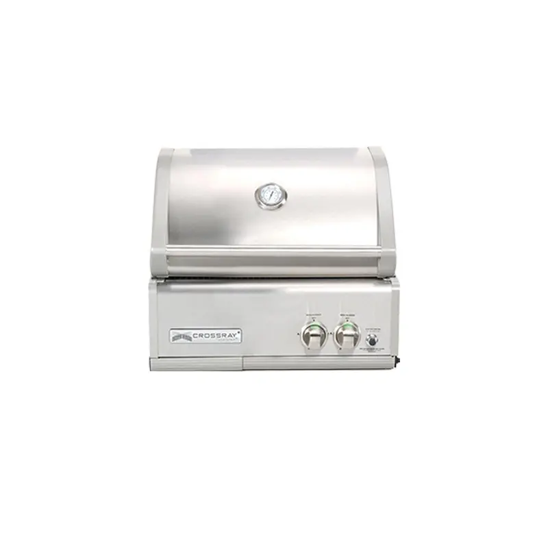 Crossray 2-Burner Built-In Barbecue Unit 1