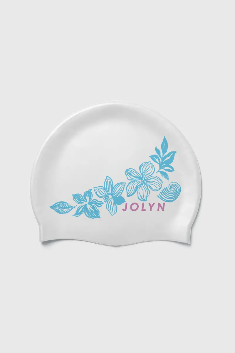 Cruise-Style Silicone Swim Cap For Swimming And Water Sports 1