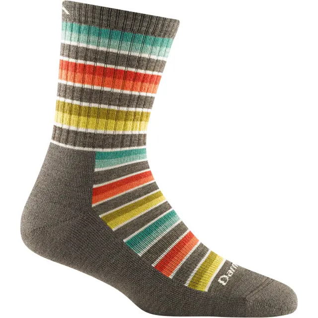 Decade Stripe Micro Crew Sock – Midweight Cushioned Heritage