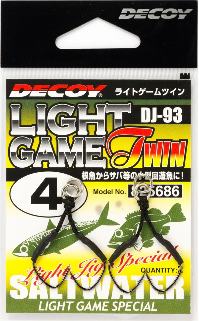 Decoy Light Game Twin Hook – Dj-93 Dual-Point Rig For Versatile Use 1