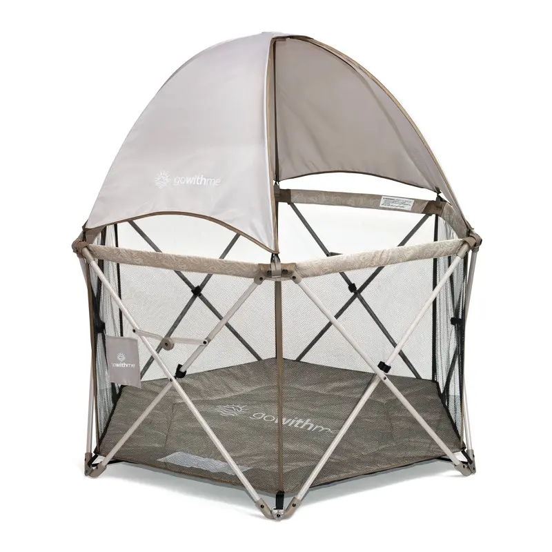 Deluxe Eclipse Portable Playard With Built-In Bassinet And Changing Station 1