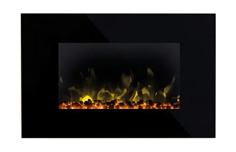 Dimplex Toluca Deluxe 2Kw Wall-Mounted Electric Fireplace With Optiflame Led Effect 1