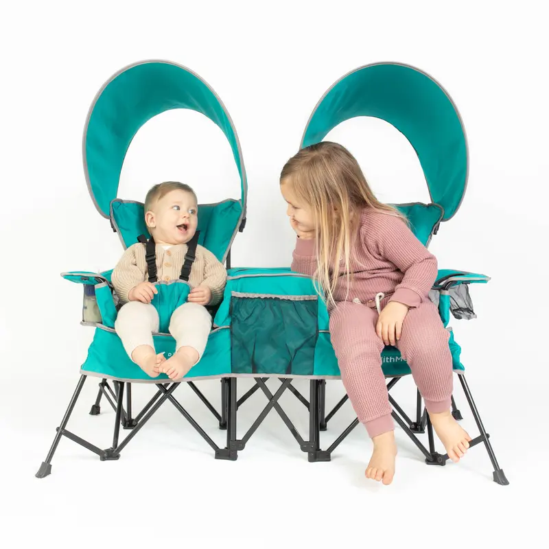 Duo Deluxe Portable Double Chair – Side-By-Side Seating For Twins Or Siblings 1