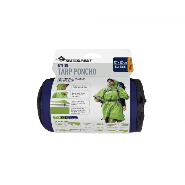 Durable Nylon Tarp Poncho 2