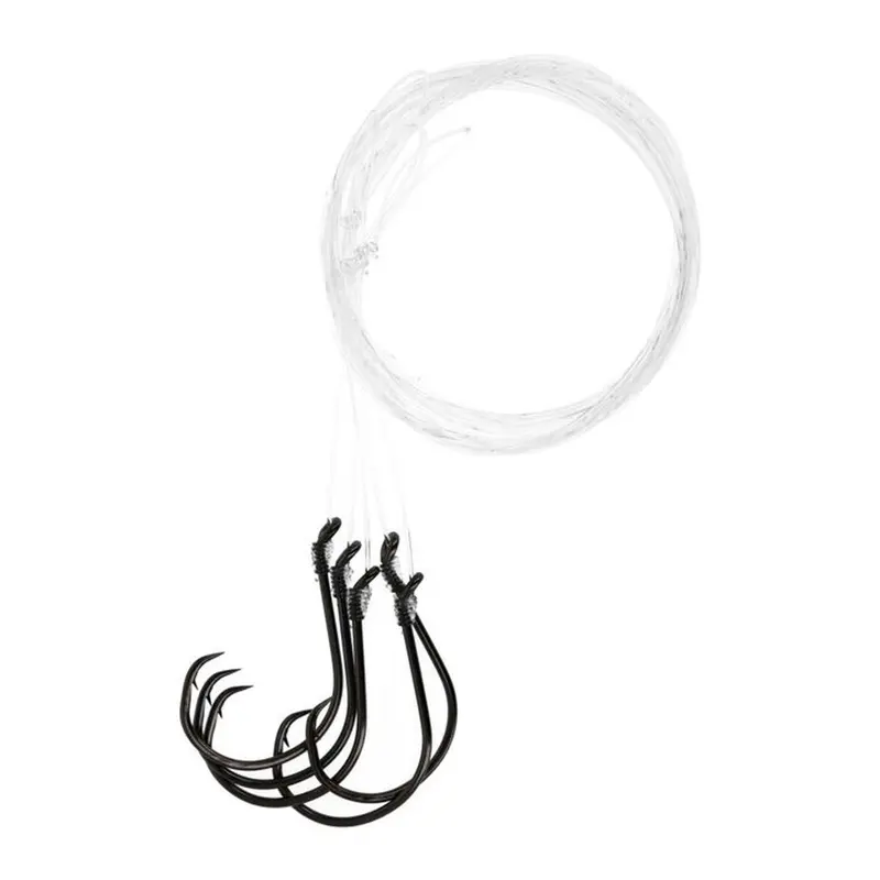 Eagle Claw L800C2 Striped Bass Circle Hooks – 36-Inch Snelled Octopus Style (5-Pack) 1