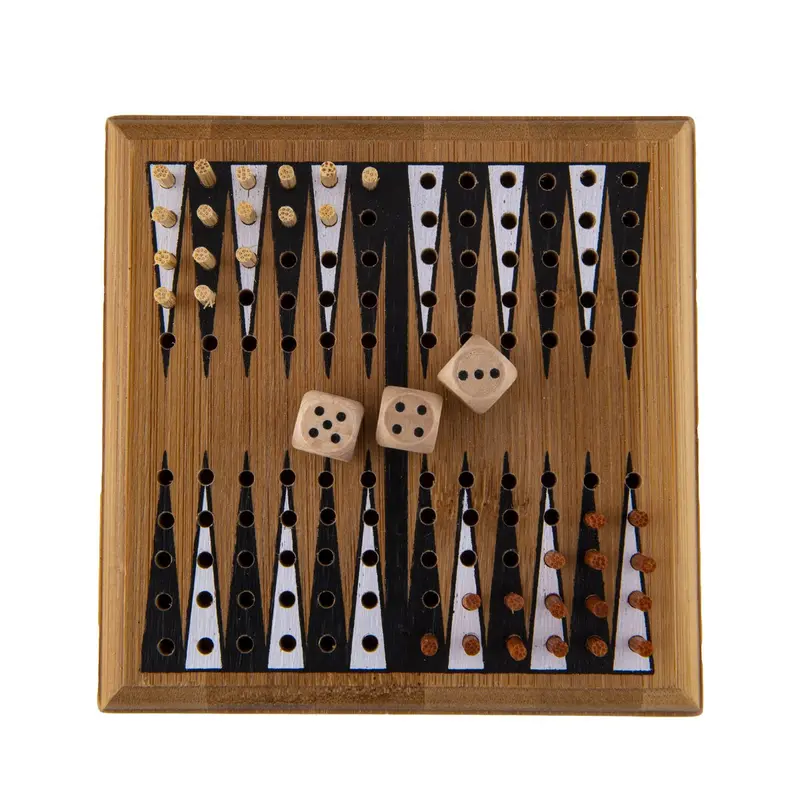 Eco-Friendly Bamboo Board Game Collection 3