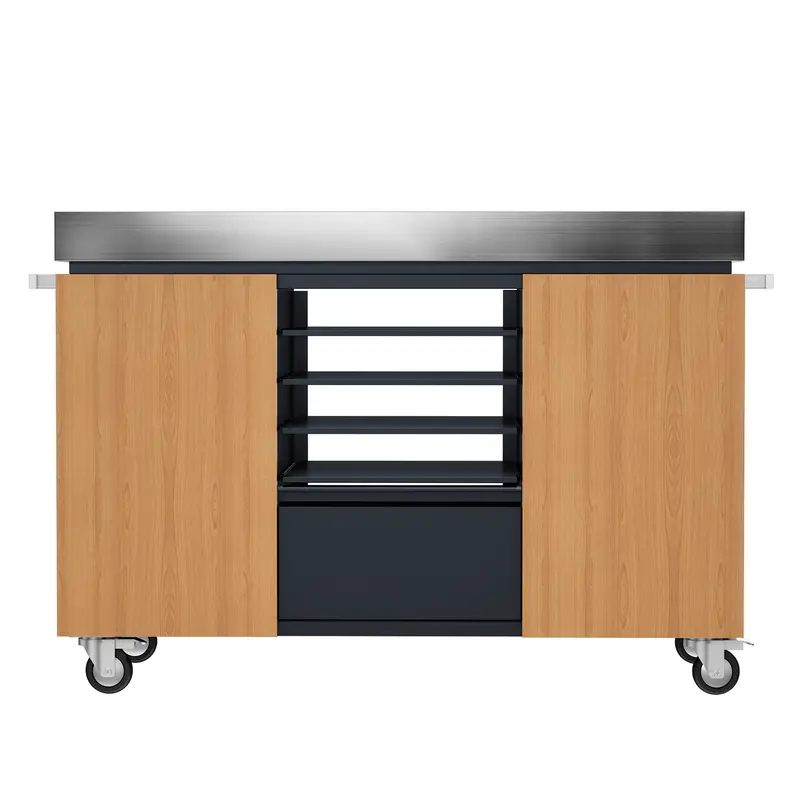 Everdure Timber-Style Pizza Oven Prep Table 1