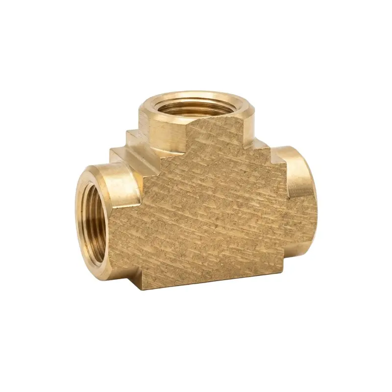 Extruded 1/4 Bsp Triple-Female T-Junction Fitting 1