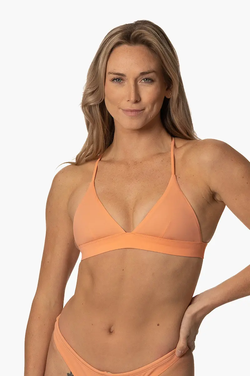 Flow Cropped Bikini Top In Desert Flower Print 1