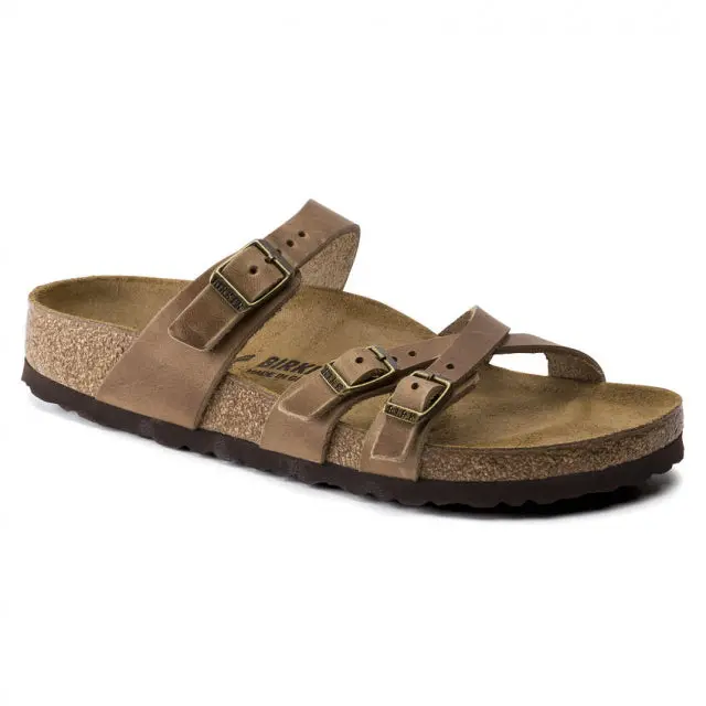 Franca Sandal – Tobacco Oiled Leather Casual Footwear 1